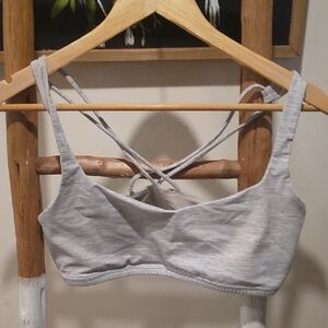 Lululemon Athletica Light Gray Sports Bra